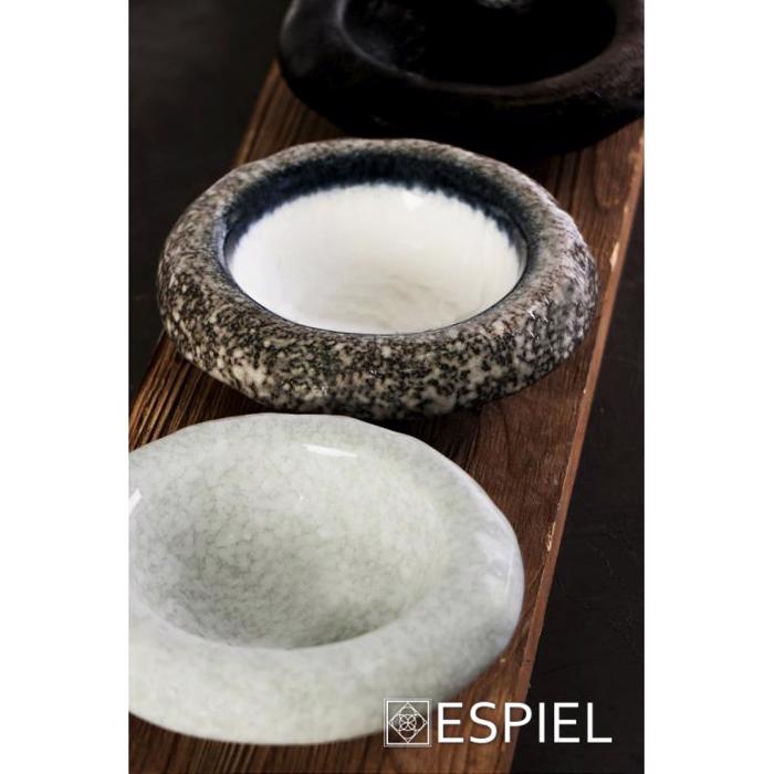 Bol apo Stoneware ''FUSION'' Lefko/Prasino F15.8x4.8cm GMT303K4 Espiel