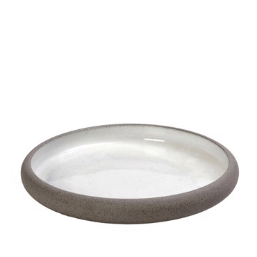 Πιάτο Ρηχό ''SANDY WHITE'' Stoneware Λευκό Φ24.1x4cm GMT417K1 Espiel