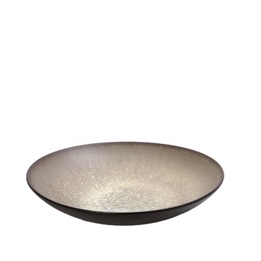 Πιάτο Βαθύ ''SENSATION'' Stoneware Μπεζ/Καφέ Φ24x5cm GMT419K2 Espiel