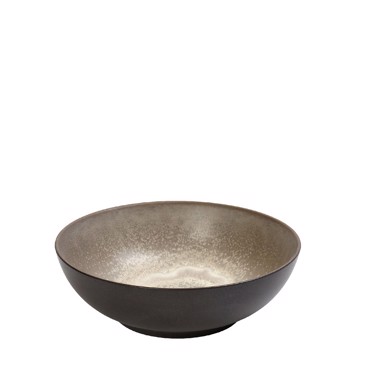 Μπωλ Σερβιρίσματος ''SENSATION'' Stoneware Μπεζ/Καφέ Φ18x7.5cm GMT421K2 Espiel