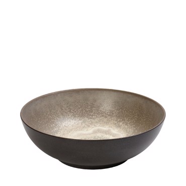 Μπωλ Σερβιρίσματος ''SENSATION'' Stoneware Μπεζ/Καφέ Φ22x8.8cm GMT422K2 Espiel