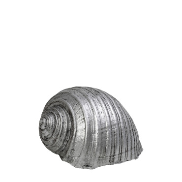 Διακοσμητικό Κοχύλι Resin Ασημί 11.5x9x6.5cm MT2732K4 Espiel