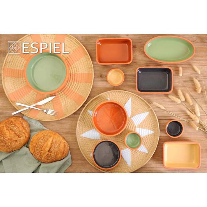 Purimaxo Rixo Bol apo Terracotta Kitrino F23x4cm NAK130K10-1 Espiel