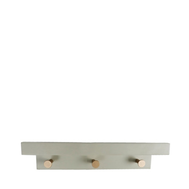 Κρεμάστρα 3 Θέσεων Γκρι από MDF 35.5x12x11cm REF108 Espiel