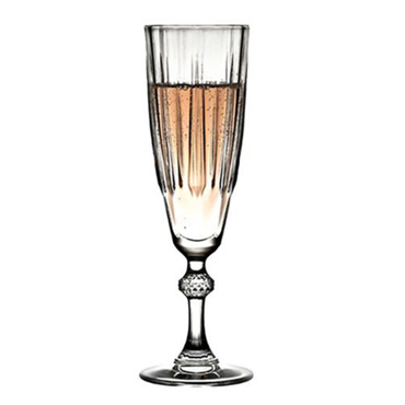 Ποτήρι Σαμπάνιας ''DIAMOND'' Γυάλινο 170ml Φ6.2x20.6cm SP440069G6 Espiel