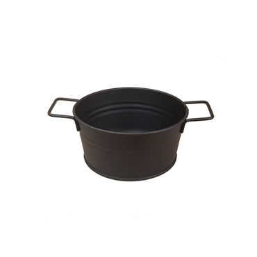 Ψωμιέρα Μεταλλική Μαύρη με Λαβές 23x16x7.5cm TEM121 Espiel