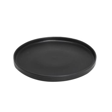 Πιάτο Ρηχό ''TERRA MATT'' Πορσελάνης Μαύρο Φ26x1.5cm TLM131K6 Espiel