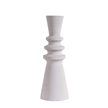 Βάζο Κεραμικό Λευκό Φ17.8x52.8cm TOF308 Espiel
