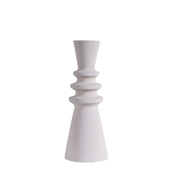 Βάζο Κεραμικό Λευκό Φ14.3x38.3cm TOF309 Espiel