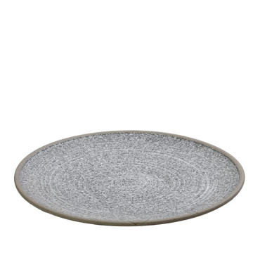 Πιάτο Ρηχό ''CORSICA'' Stoneware Γκρι Φ29.2x2.1cm VRA103K4 Espiel