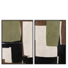 Set ton 2 Pinakas Diptuxos se Kamba Poluxromos 50x2.3x70cm YFA104 Espiel