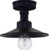 Heronia Fotistiko Orofis Exoterikou Xorou Plastiko LP-150CE -S Mavro E27 18X14cm 11-0147