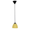 Heronia Kremasto Fotistiko Orofis OVO 1/L Monofoto Plastiko Meli/Mavro E27 F14x80cm 35-0051