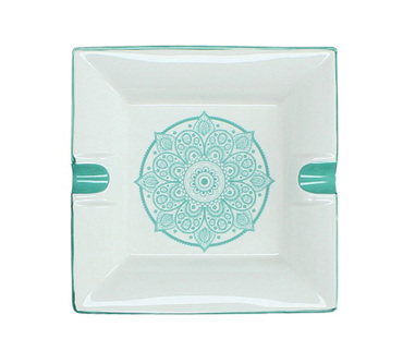 ZAROS Τασάκι από πορσελάνη Mandala Βεραμάν 17.5cm WER-7630