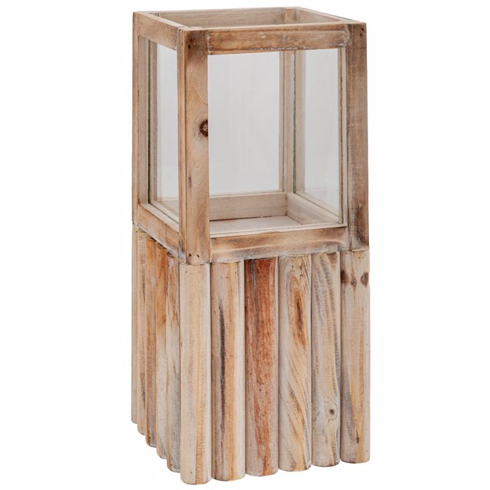 Iliadis Fanari Dapedou Xulino Anoixto Kafe 14.5x14.5x31.5cm 89290