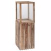 Iliadis Fanari Dapedou Xulino Anoixto Kafe 19.5x19.5x56cm 89291