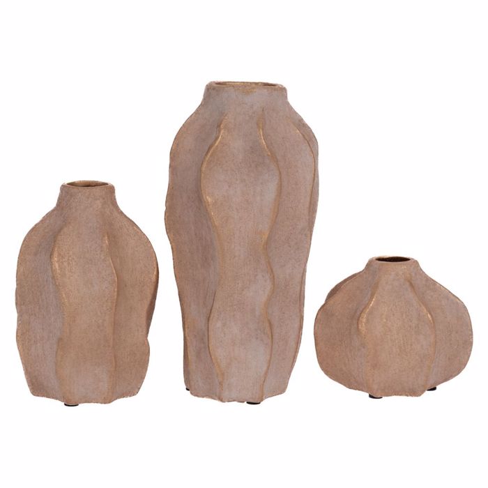 Iliadis Set 3 temaxia Diakosmitika Baza Keramika Bez 10xu23cm 92956