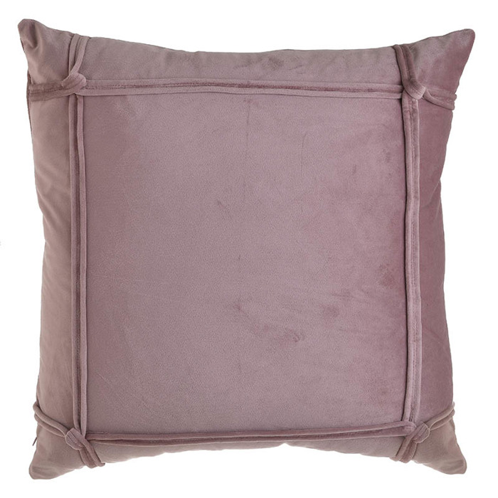 Inart Maxilari Beloudino Tetragno Roz 45X45 3-40-054-0033