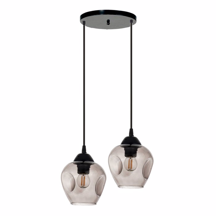 Inlight Difoto Fotistiko Orofis Mavro me Fime E27 F35X90cm 4474-2 Rozeta