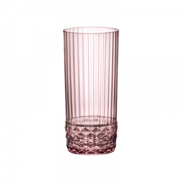 Bormioli Rocco Σετ 6 Τεμαχίων Ποτήρι Νερού Γυάλινο 'America 20s' 49cl Lilac Rose BR00113549