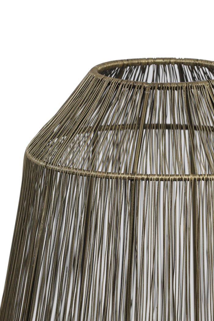 l'arte Epitrapezio Fotistiko 'Venezia' Monofoto Metalliko Antike Bronze E27 F37x46cm