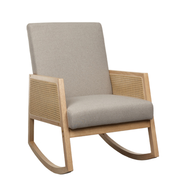 Liberta - Maison AMMOS Κουνιστή Πολυθρόνα Beige 65x82x96cm 01-3063