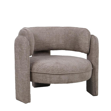 Liberta-Maison Garda Πολυθρόνα Beige 94x88x73cm 01-3289