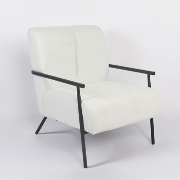 Liberta - Maison KIOTO Πολυθρόνα Off White 64x76x81cm 01-3656