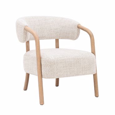 Liberta-Maison Bergamo Πολυθρόνα Beige 70x64x75cm 01-3674