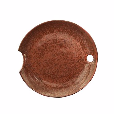 Liberta - Maison ROND Πιατέλα Κεραμική Terracotta Φ38x5cm 017399
