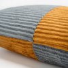 Liberta - Maison SENS Diakosmitiko Maxilari ufasmatino/Polyester Moustardi/Ggri 45x45cm 018875