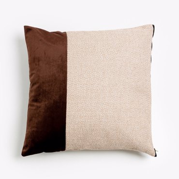 Liberta - Maison GLAM Διακοσμητικό Μαξιλάρι Υφασμάτινο/Polyester Rusty Red/Μπεζ 45x45cm 018880