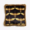 Liberta - Maison GARZA Diakosmitiko Maxilari ufasmatino/Beloudino Mavro/Xruso 45x45cm 018892