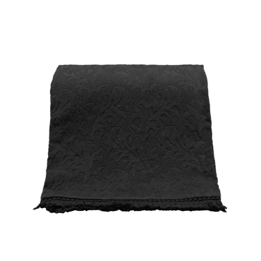 Liberta - Maison DAMASKO Ριχτάρι Σκούρο Γκρι Βαμβακερό 130x170cm 019624