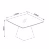 Liberta-Maison Totem Trapezi Karudi Lefko Me Opsi Marmarou 120x120x76cm 02-0620