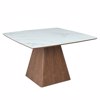 Liberta-Maison Totem Trapezi Karudi Lefko Me Opsi Marmarou 120x120x76cm 02-0620