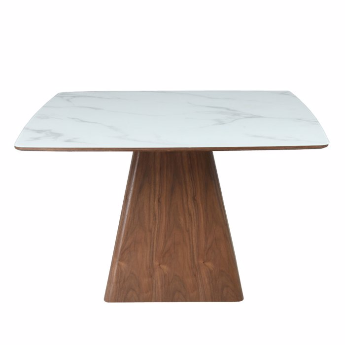 Liberta-Maison Totem Trapezi Karudi Lefko Me Opsi Marmarou 120x120x76cm 02-0620