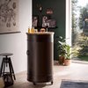 Liberta-Maison Tank Trapezi Bar Ggri Skouro Fusiko 65x65x116cm 02-0662