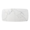 Liberta-Maison Nexus Trapezi Epekteinomeno-i Aspro Me Opsi Marmarou 180x90x76cm 02-0719