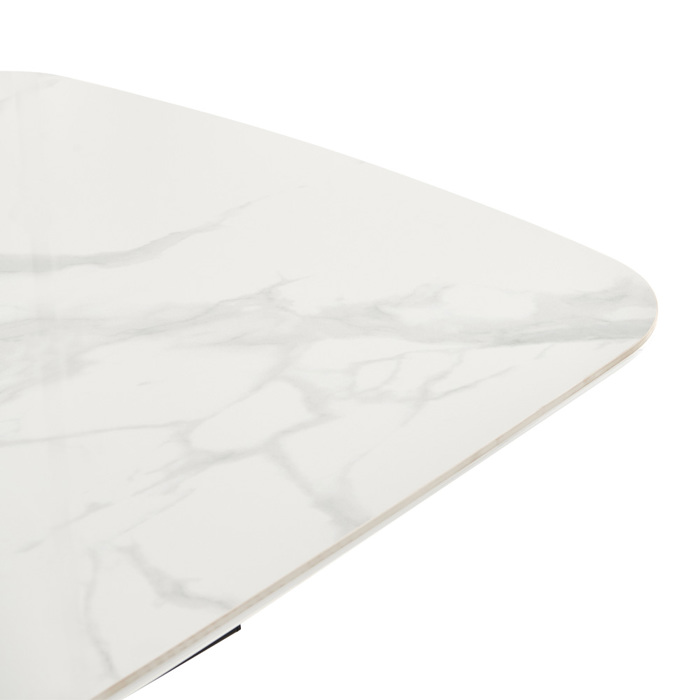 Liberta-Maison Nexus Trapezi Epekteinomeno-i Aspro Me Opsi Marmarou 180x90x76cm 02-0719