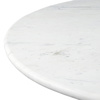 Liberta-Maison Beatle Trapezi Rotonta Kafe Lefko Me Opsi Marmarou 120x120x76cm 02-0731