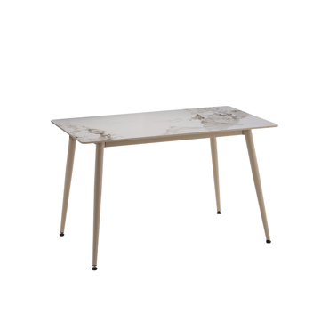 Liberta-Maison Primo Τραπέζι Λευκό Με Οψη Μαρμαρου 120x70x74cm 02-0736