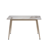 Liberta-Maison Primo Trapezi Lefko Me Opsi Marmarou 120x70x74cm 02-0736