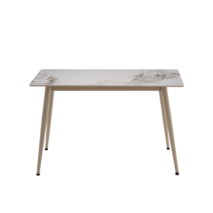 Liberta-Maison Primo Trapezi Lefko Me Opsi Marmarou 120x70x74cm 02-0736