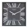 Liberta - Maison SQUARE Roloi Toixou Metalliko Mavro/Lefko me Gyali 40x40x9cm 020597