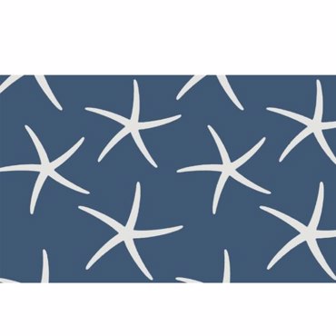 Liberta - Maison REEF Χαλί Βαμβακερό/Polyester Μπλε/Λευκό 60x90cm 021560