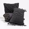 Liberta - Maison AL MANO Diakosmitiko Maxilari 45x45x5cm Bambaki Mavro Polyester 021669