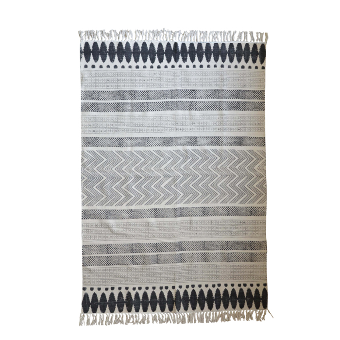 Liberta - Maison HAMMA 2 Xali Bambakero Bez/Mavro 190x120cm 021679