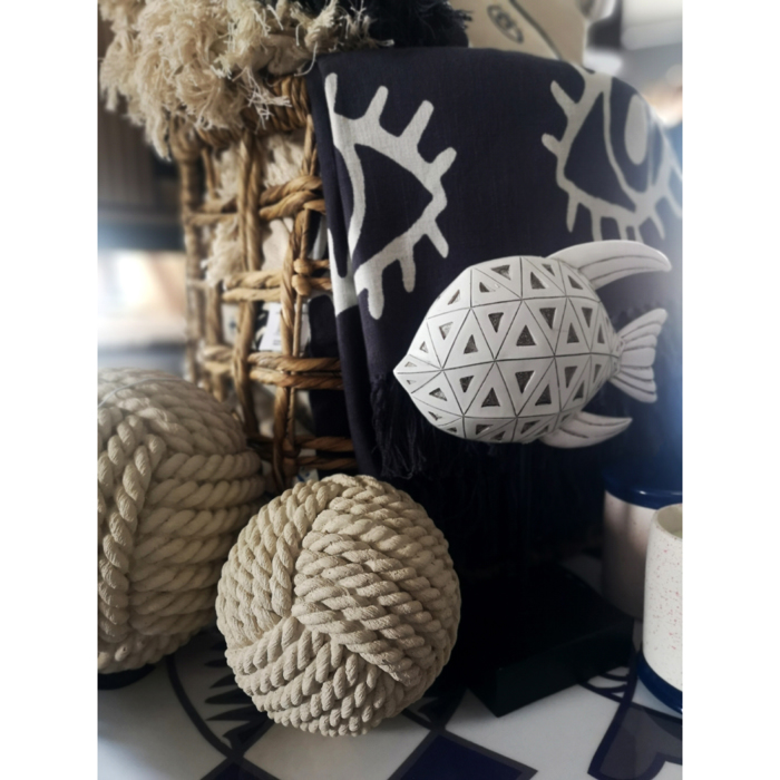 Liberta - Maison EYES GREY Rixtari Bambakero Ble/Lefko 130x170cm 021788