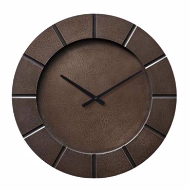 Liberta - Maison BREDA Ρολόι Τοίχου MDF Καφέ Φ50x4.5cm 021957